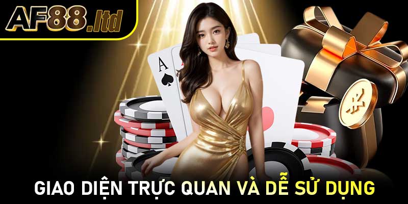 Giao diện trực quan và dễ sử dụng
